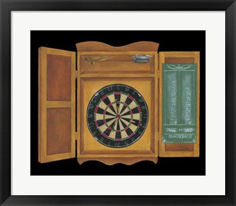 Framed Bull&#39;s Eye II Print