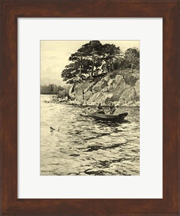 Framed On the River I Print