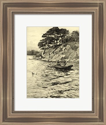 Framed On the River I Print