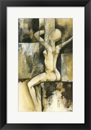 Framed Contemporary Seated Nude II Print