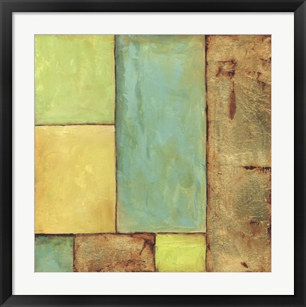 Framed Stained Glass Window II Print