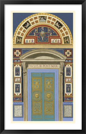 Framed Venetian Door I Print