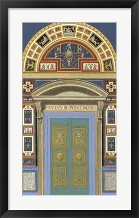 Framed Venetian Door I Print