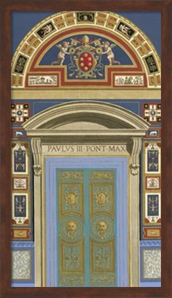 Framed Venetian Door II Print