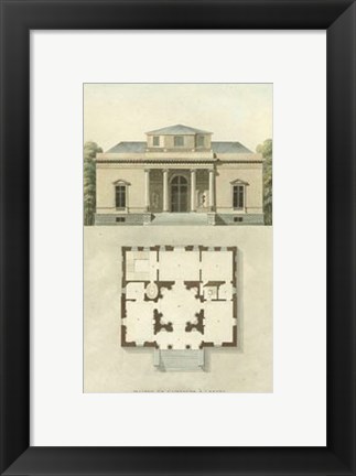 Framed Architectural Detail IV Print