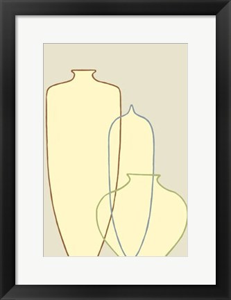 Framed Linear Vessels IV Print