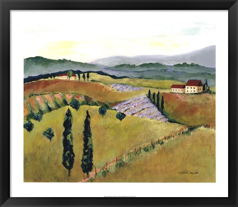 Framed Daydreams in Tuscany I Print