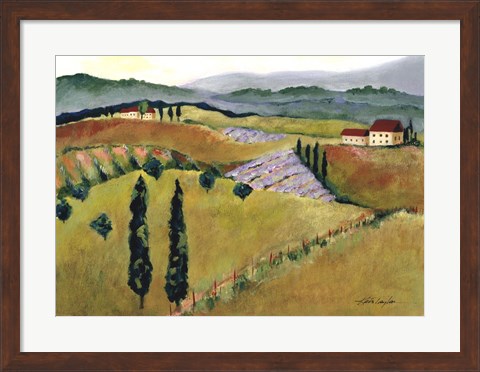 Framed Daydreams in Tuscany I Print