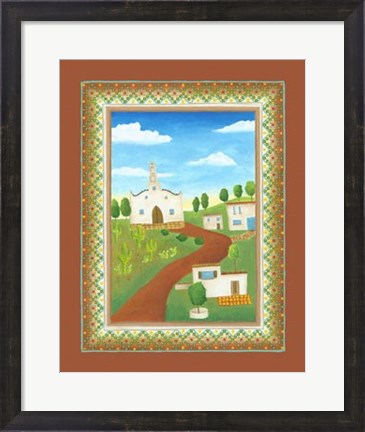 Framed Beautiful Morning in Mexico Print