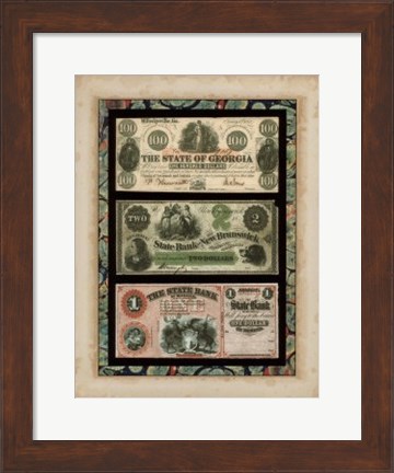 Framed Money, Money, Money I Print