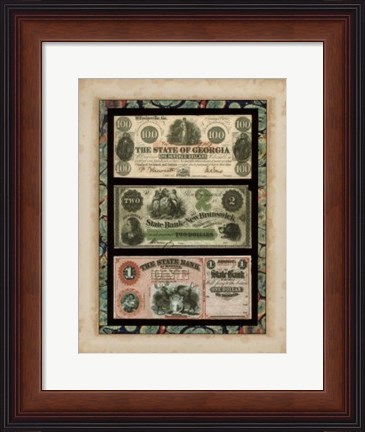 Framed Money, Money, Money I Print