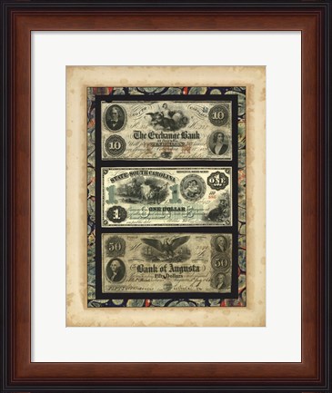 Framed Money, Money, Money II Print