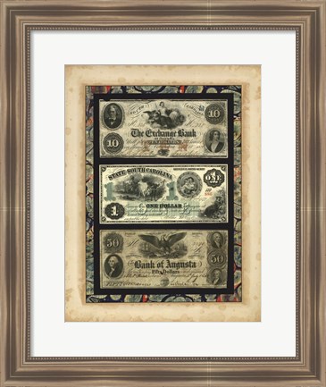 Framed Money, Money, Money II Print