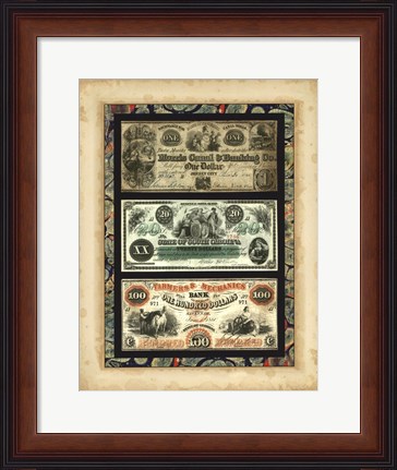 Framed Money, Money, Money III Print