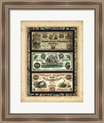 Framed Money, Money, Money III Print