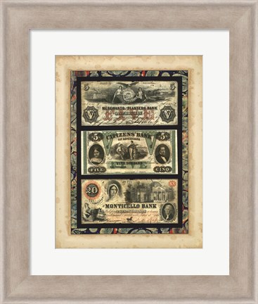 Framed Money, Money, Money IV Print