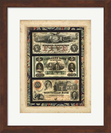 Framed Money, Money, Money IV Print