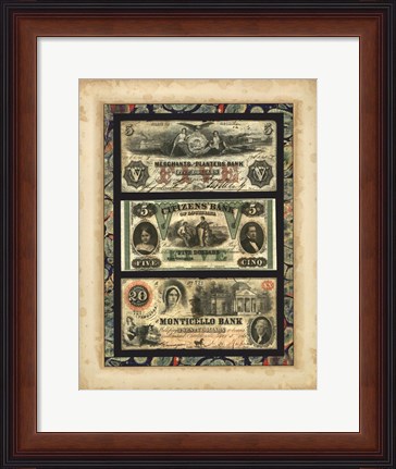 Framed Money, Money, Money IV Print