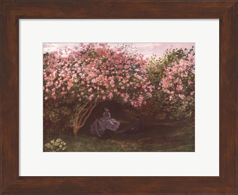 Framed Resting under the Lilacs Print