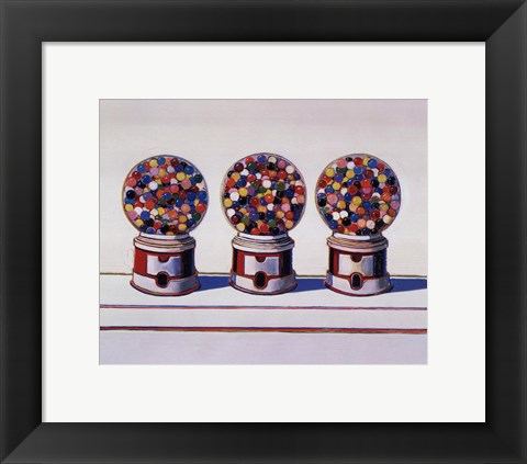 Framed Three Machines, 1963 Print