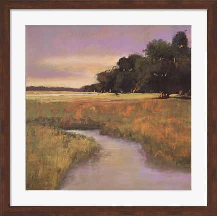 Framed Placid Marsh Print