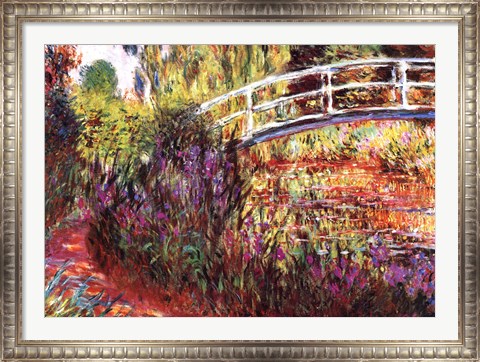 Framed Le Pont Japonais Print