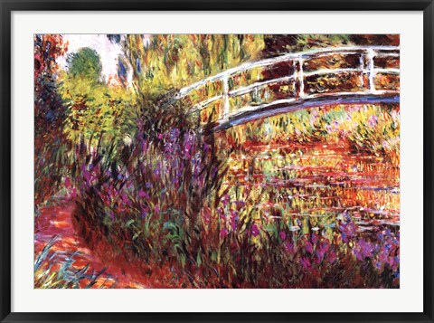 Framed Le Pont Japonais Print