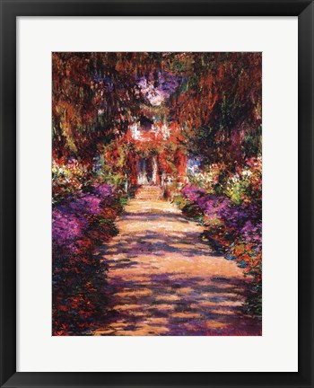 Framed Il Viale del Giardino Print