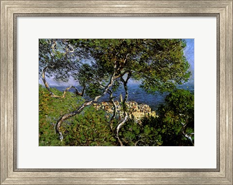 Framed Landscape at Bordighera Print