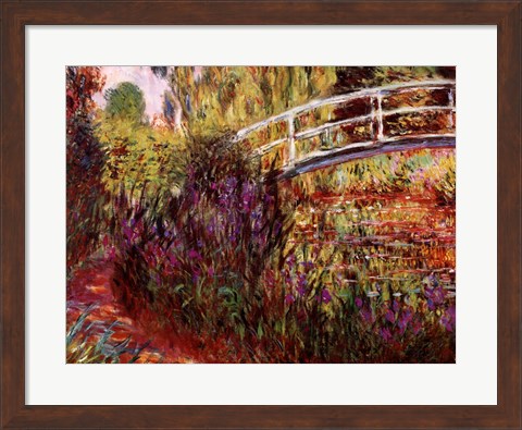 Framed Le Pont Japonais Print