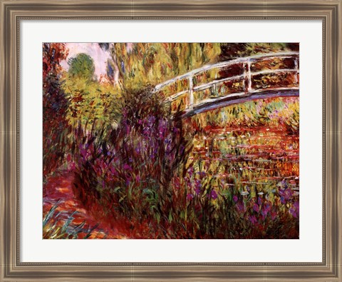 Framed Le Pont Japonais Print