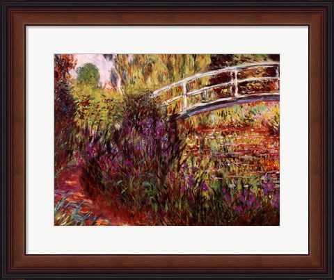 Framed Le Pont Japonais Print