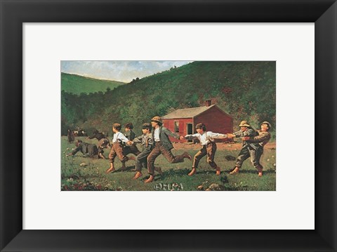 Framed Snap the Whip Print