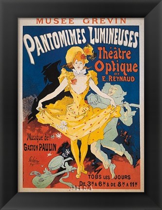 Framed Pantomimes Lumineuses Print