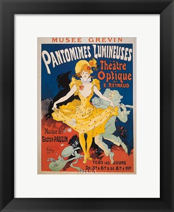 Framed Pantomimes Lumineuses Print