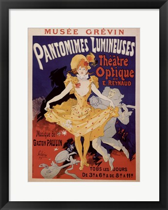 Framed Pantomimes Lumineuses Print