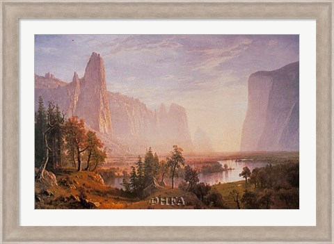 Framed Yosemite Valley Print