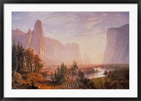 Framed Yosemite Valley Print