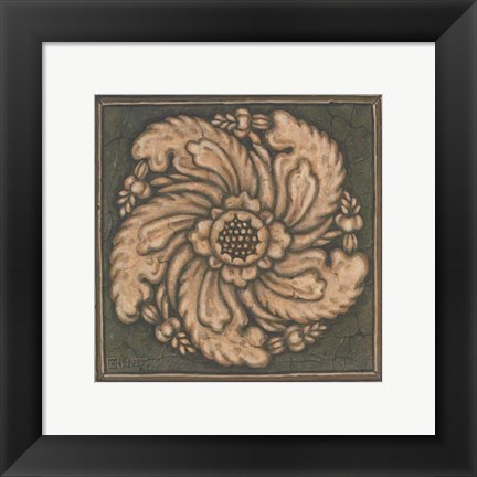 Framed Rosette II Print