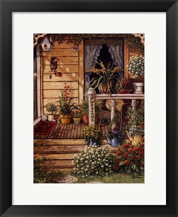 Framed Summer Front Porch Print