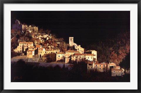 Framed Paesaggio Scuro Print