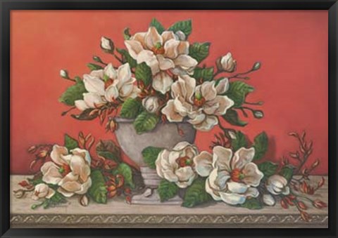 Framed Classical Magnolia II Print