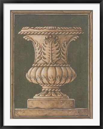 Framed Neo Classical Urn Print