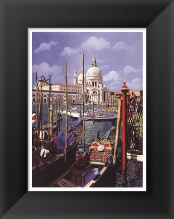 Framed Chiesa Della Salute Print