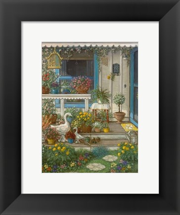 Framed Spring Front Porch Print