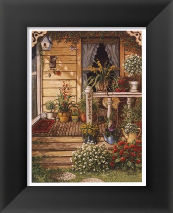 Framed Summer Front Porch Print