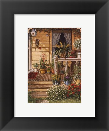 Framed Summer Front Porch Print