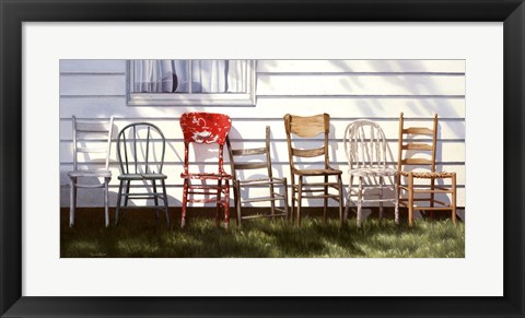 Framed Chair Collection Print