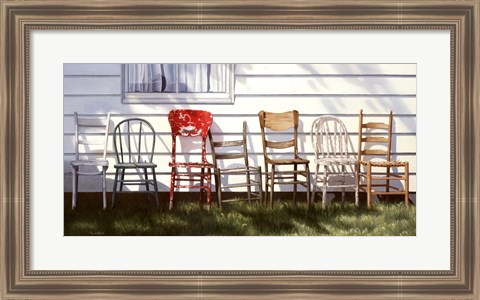 Framed Chair Collection Print