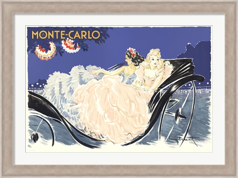 Framed Monte Carlo Print